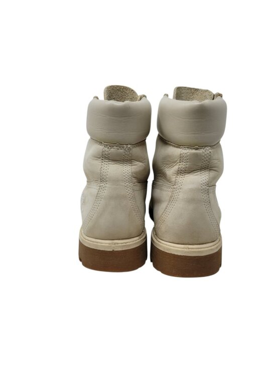 Vintage 90s Timberland Men Tan Leather Waterproof Field Boots Mens Size 7.5 Lug main image 14